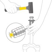 Topeak Unealta Instalare Floare Furca Nut Setter - black