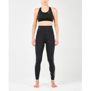 2XU - Colanti de compresie pentru femei Post-Natal Sport Comp Tights - Black Silver