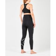 2XU - Colanti de compresie pentru femei Post-Natal Sport Comp Tights - Black Silver