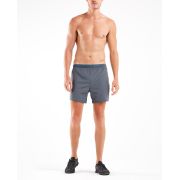 2XU - Pantaloni scurti de alergare pentru barbati XVENT 5" - gri albastru