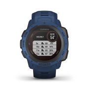 Garmin - Instinct Solar - albastru Tidal - ceas inteligent cu GPS cu functii avansate pentru sport si incarcare solara