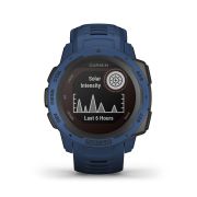 Garmin - Instinct Solar - albastru Tidal - ceas inteligent cu GPS cu functii avansate pentru sport si incarcare solara