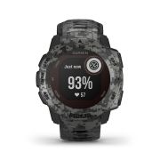 Garmin - Instinct Solar Camo edition - Graphite - ceas inteligent cu GPS cu functii avansate pentru sport si incarcare solara