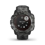 Garmin - Instinct Solar Camo edition - Graphite - ceas inteligent cu GPS cu functii avansate pentru sport si incarcare solara