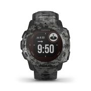 Garmin - Instinct Solar Camo edition - Graphite - ceas inteligent cu GPS cu functii avansate pentru sport si incarcare solara