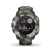 Garmin - Instinct Solar Camo edition - Lichen - ceas inteligent cu GPS cu functii avansate pentru sport si incarcare solara