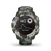 Garmin - Instinct Solar Camo edition - Lichen - ceas inteligent cu GPS cu functii avansate pentru sport si incarcare solara