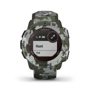 Garmin - Instinct Solar Camo edition - Lichen - ceas inteligent cu GPS cu functii avansate pentru sport si incarcare solara