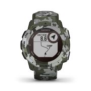 Garmin - Instinct Solar Camo edition - Lichen - ceas inteligent cu GPS cu functii avansate pentru sport si incarcare solara