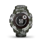 Garmin - Instinct Solar Camo edition - Lichen - ceas inteligent cu GPS cu functii avansate pentru sport si incarcare solara
