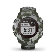 Garmin - Instinct Solar Camo edition - Lichen - ceas inteligent cu GPS cu functii avansate pentru sport si incarcare solara
