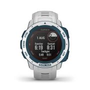 Garmin - Instinct Solar Surf edition - Cloudbreak - ceas inteligent cu GPS cu functii avansate pentru sport si incarcare solara