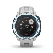 Garmin - Instinct Solar Surf edition - Cloudbreak - ceas inteligent cu GPS cu functii avansate pentru sport si incarcare solara