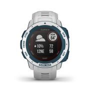 Garmin - Instinct Solar Surf edition - Cloudbreak - ceas inteligent cu GPS cu functii avansate pentru sport si incarcare solara