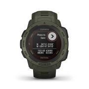 Garmin - Instinct Solar Tactical edition - verde Moss - ceas inteligent cu GPS cu functii avansate pentru sport si incarcare solara