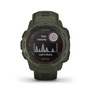Garmin - Instinct Solar Tactical edition - verde Moss - ceas inteligent cu GPS cu functii avansate pentru sport si incarcare solara