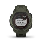 Garmin - Instinct Solar Tactical edition - verde Moss - ceas inteligent cu GPS cu functii avansate pentru sport si incarcare solara