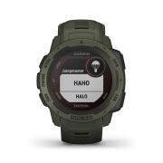 Garmin - Instinct Solar Tactical edition - verde Moss - ceas inteligent cu GPS cu functii avansate pentru sport si incarcare solara