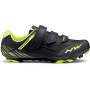 Northwave Origin - pantofi pentru ciclism MTB - negru-galben-fluorescent