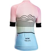 Northwave tricou cu maneci scurte ciclism femei Blade - roz multicolor