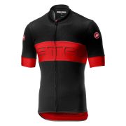 Castelli - tricou pentru ciclism - Prologo VI - negru-rosu