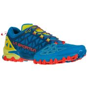 La Sportiva - Bushido II pantofi alergare montana pentru barbati - albastru Neptune verde Kiwi