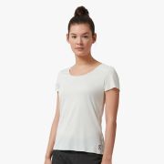 On Performance-T - tricou sport tehnic pentru femei - alb Ice
