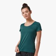 On Performance-T - tricou sport tehnic pentru femei - verde Evergreen negru