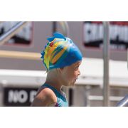 Finis Casca Inot Silicon Copii - Pirate Parrot Blue