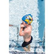 Finis Casca Inot Silicon Copii - Pirate Parrot Blue