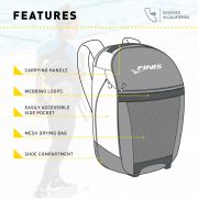 Finis Rival Rucsac Echipament 32L - negru