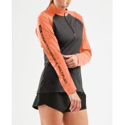 2XU - Bluza cu maneca lunga GHST 1/4 Zip Pullover - Sherbert/Black Marle