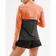 2XU - Bluza cu maneca lunga GHST 1/4 Zip Pullover - Sherbert/Black Marle