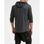 2XU - Bluza cu maneca lunga XCTRL L/S Hooded Pullover - Charcoal/Charcoal