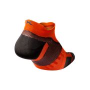 2XU - Sosete Vectr Ultralight No Show - portocaliu-gri