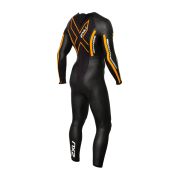 2XU - costum neopren P:1 Propel Wetsuit - negru portocaliu flacari