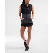2XU - jacheta alergare pentru femei GHST 2 In 1 Jacket - negru gri marle