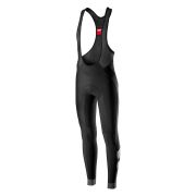 Castelli - pantaloni lungi ciclism iarna pentru barbati  Velocissimo 4 Bibtights - negru gri reflex