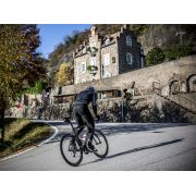 Castelli - pantaloni lungi ciclism iarna pentru barbati  Velocissimo 4 Bibtights - negru gri reflex