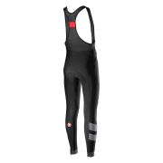 Castelli - pantaloni lungi ciclism iarna pentru barbati  Velocissimo 4 Bibtights - negru gri reflex
