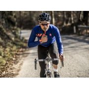 Castelli Pisa FZ Jersey - albastru- portocaliu