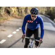 Castelli Pisa FZ Jersey - albastru- portocaliu