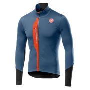 Castelli Transparente V Jersey - bleumarin - portocaliu