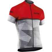Northwave Origin - tricou ciclism - rosu-gri