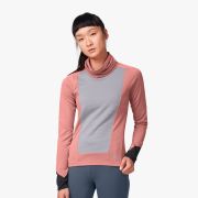 On Bluza cu maneca lunga pentru femei - roz gri
