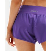 2XU - Pantaloni scurti alergare pentru femei XVENT 3"Free Short - Mov ultraviolet