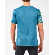 2XU - Tricou tehnic barbati XCTRL Energise SS Tee - albastru Coral