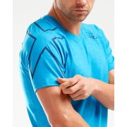 2XU - Tricou tehnic maneca scurta barbati XCTRL SS Tee - albastru