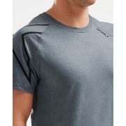 2XU - Tricou tehnic maneca scurta barbati XCTRL SS Tee - gri slate