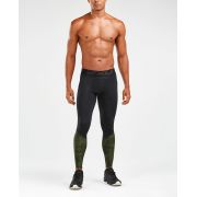 2XU Accelerate Colanti compresie cu buzunar - negru-vernil